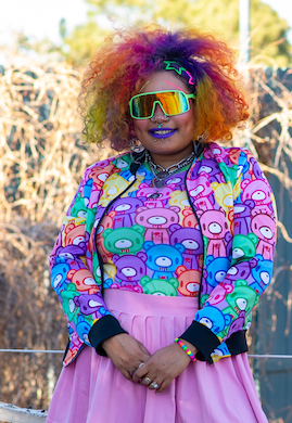 Gloomy Bear "Rainbow Dreams" Bomber Jacket