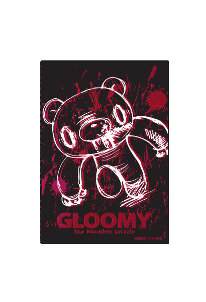 Officially licensed Gloomy Bear Foiled Standard Card | Shop Now