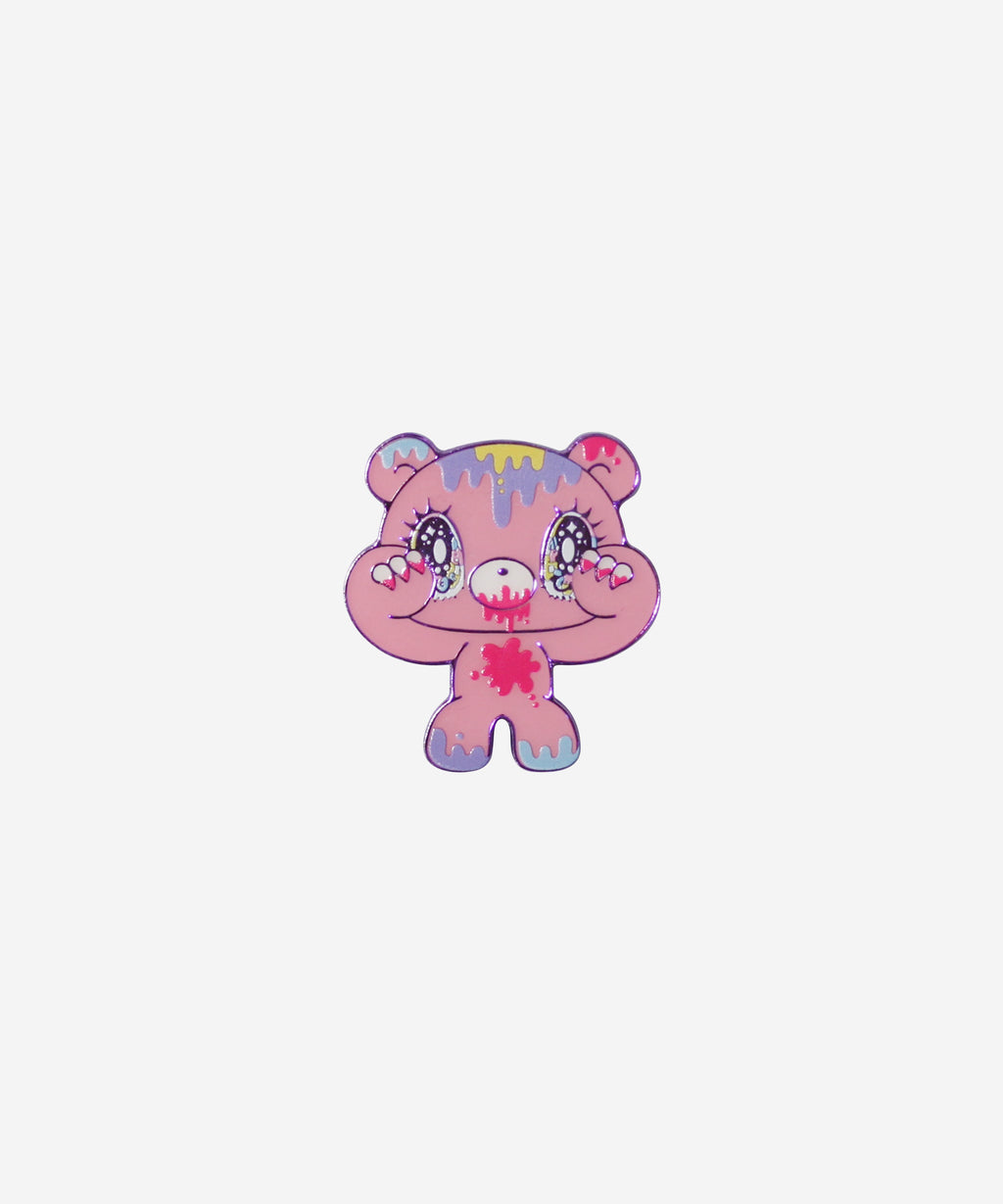 Standing Gloomy Bear Enamel Pin by Yurie Sekiya