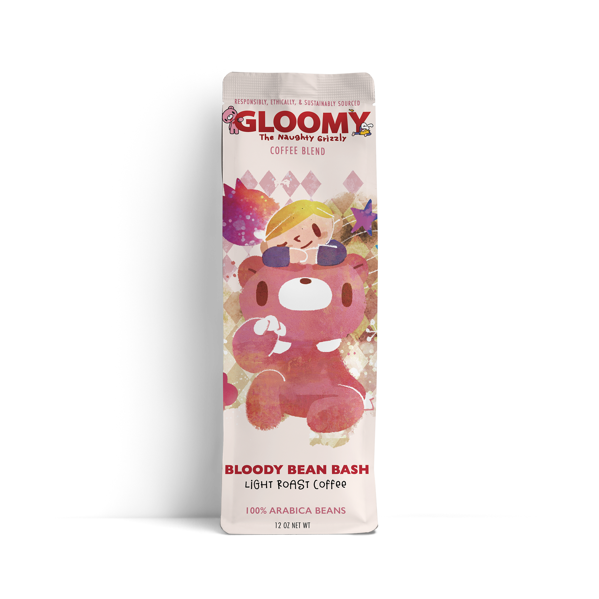 Gloomy the Naughty Grizzly Coffee 3-Pack