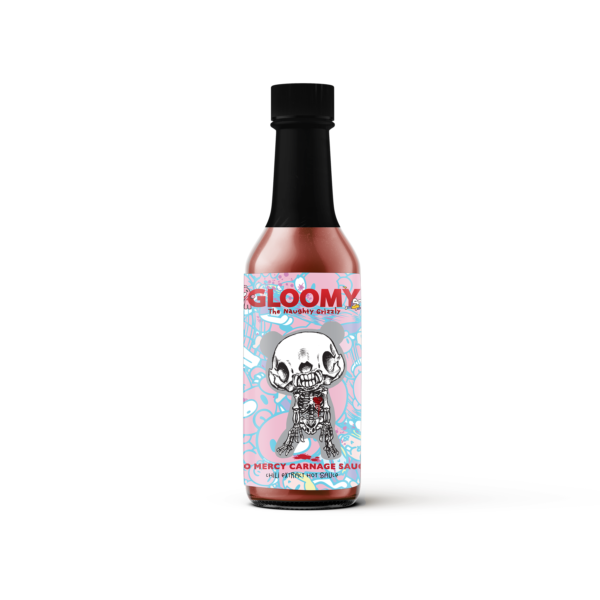 Gloomy the Naughty Grizzly Hot Sauce 5-Pack