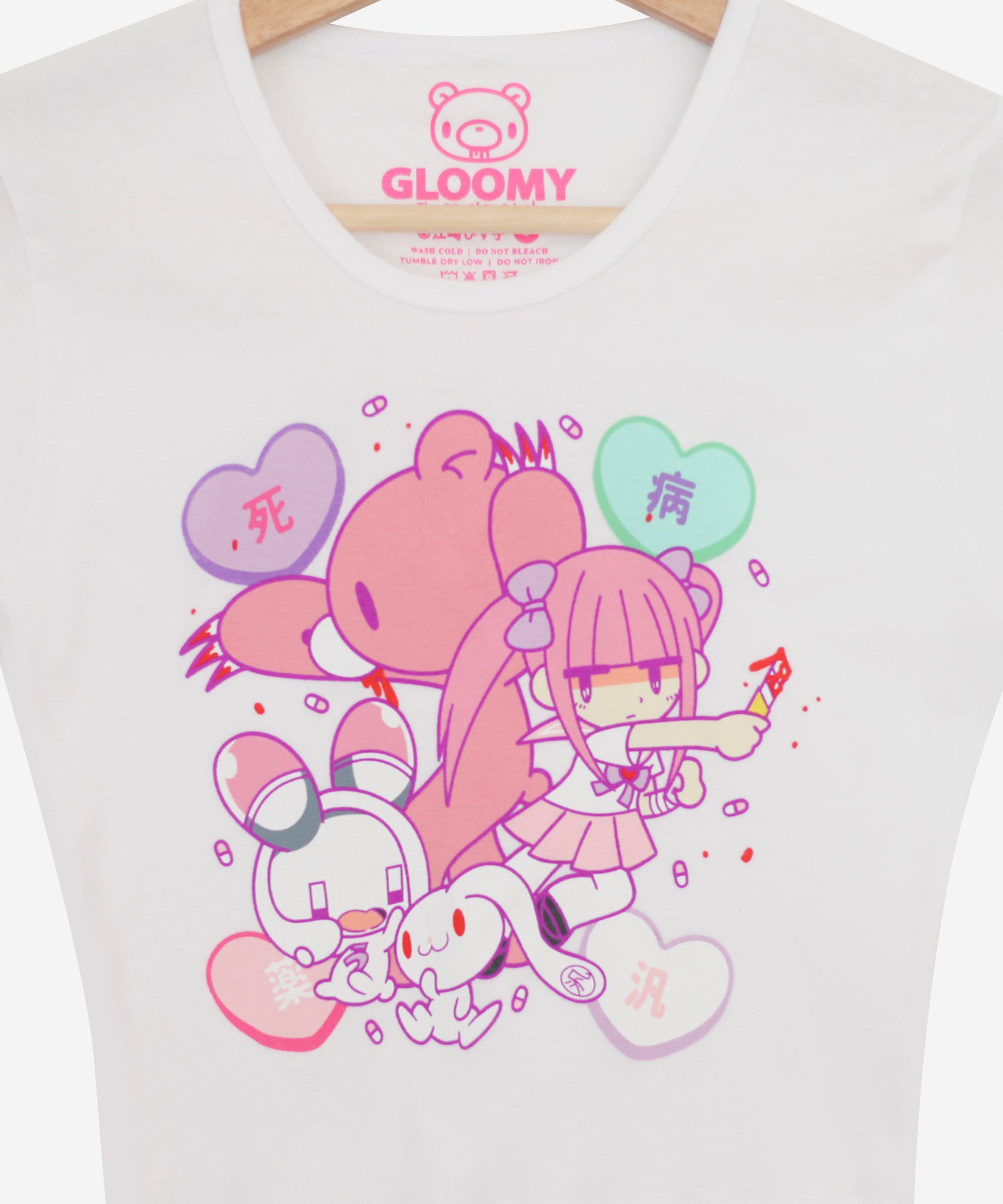 MENHERACHAN x Gloomy Bear Team Up! Cropped Tee