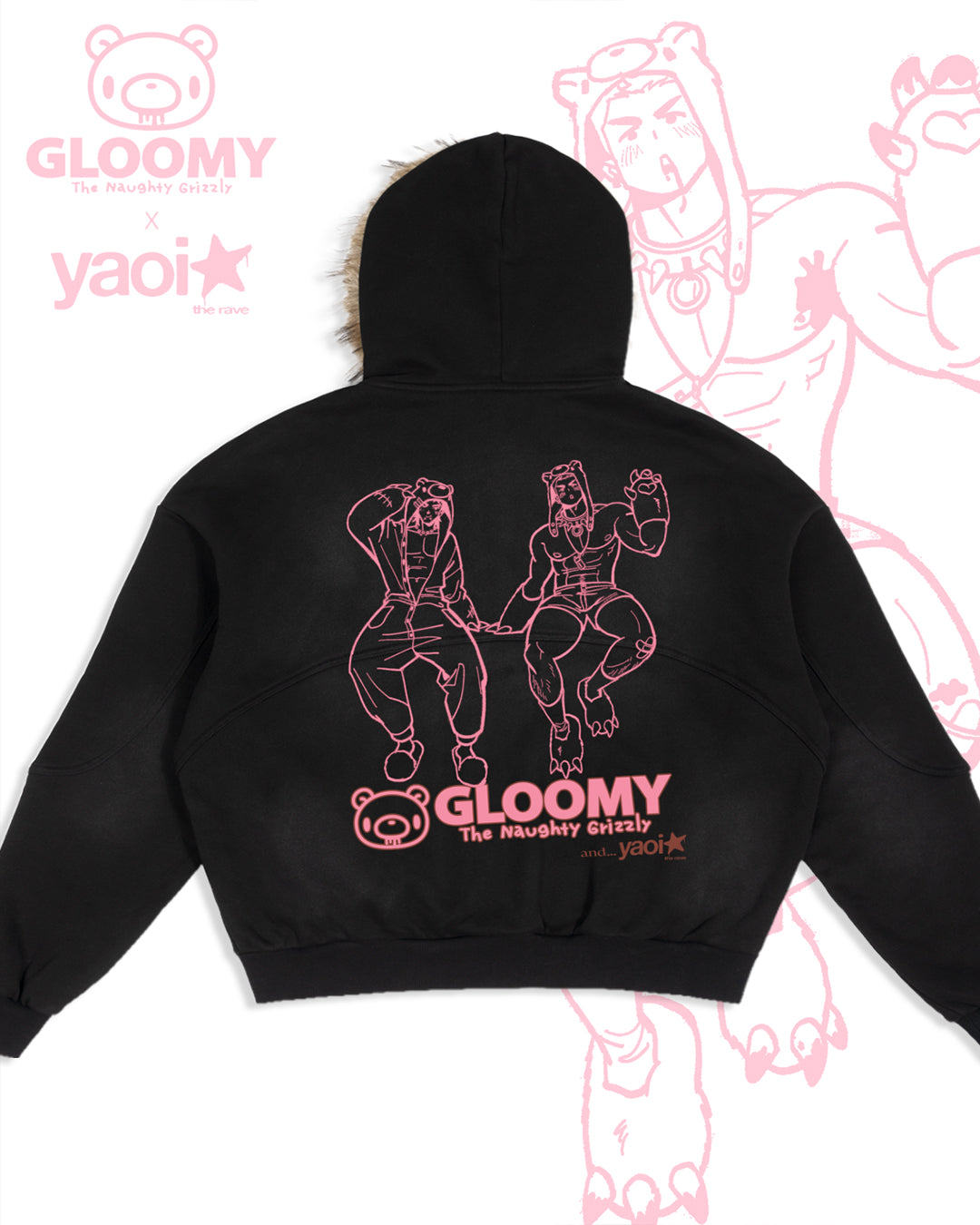 YAOI x GLOOMY Sneaky Zip-Up Parka