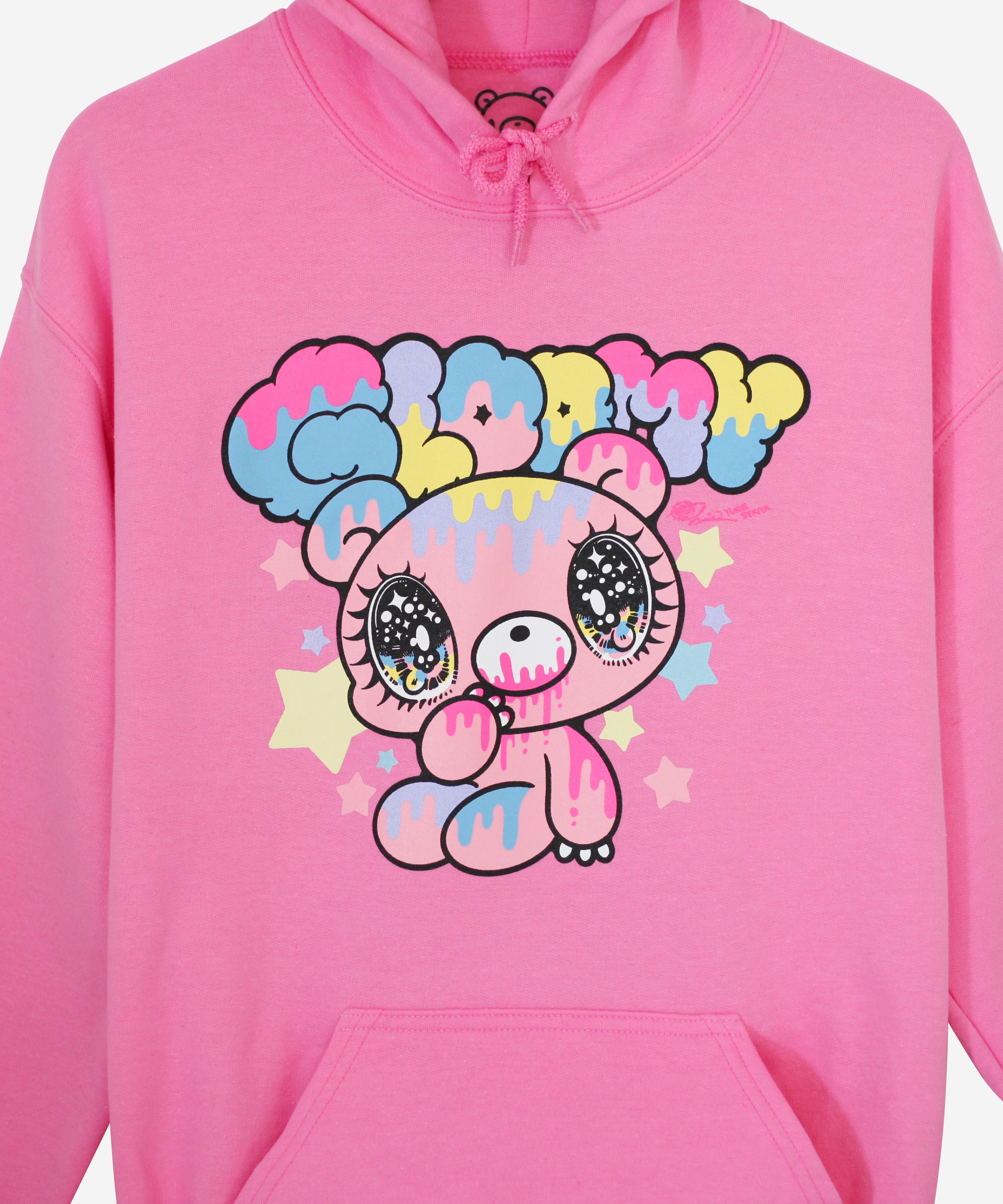 Yurie Sekiya x Gloomy Bear Pink Hoodie - Gloomy Bear Official