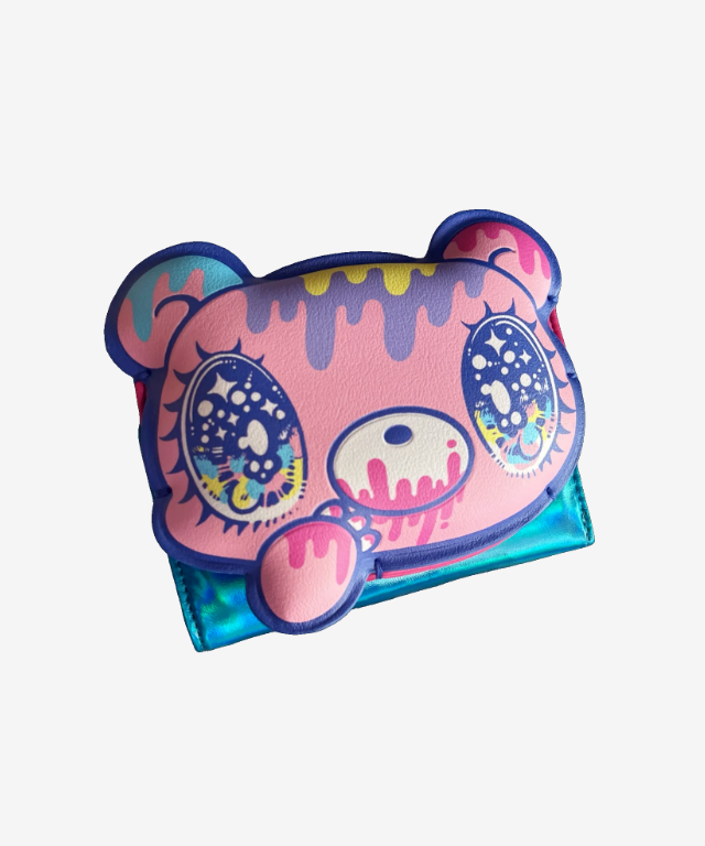 Gloomy Bear x Yurie Sekiya Glittery Puffy Wallet