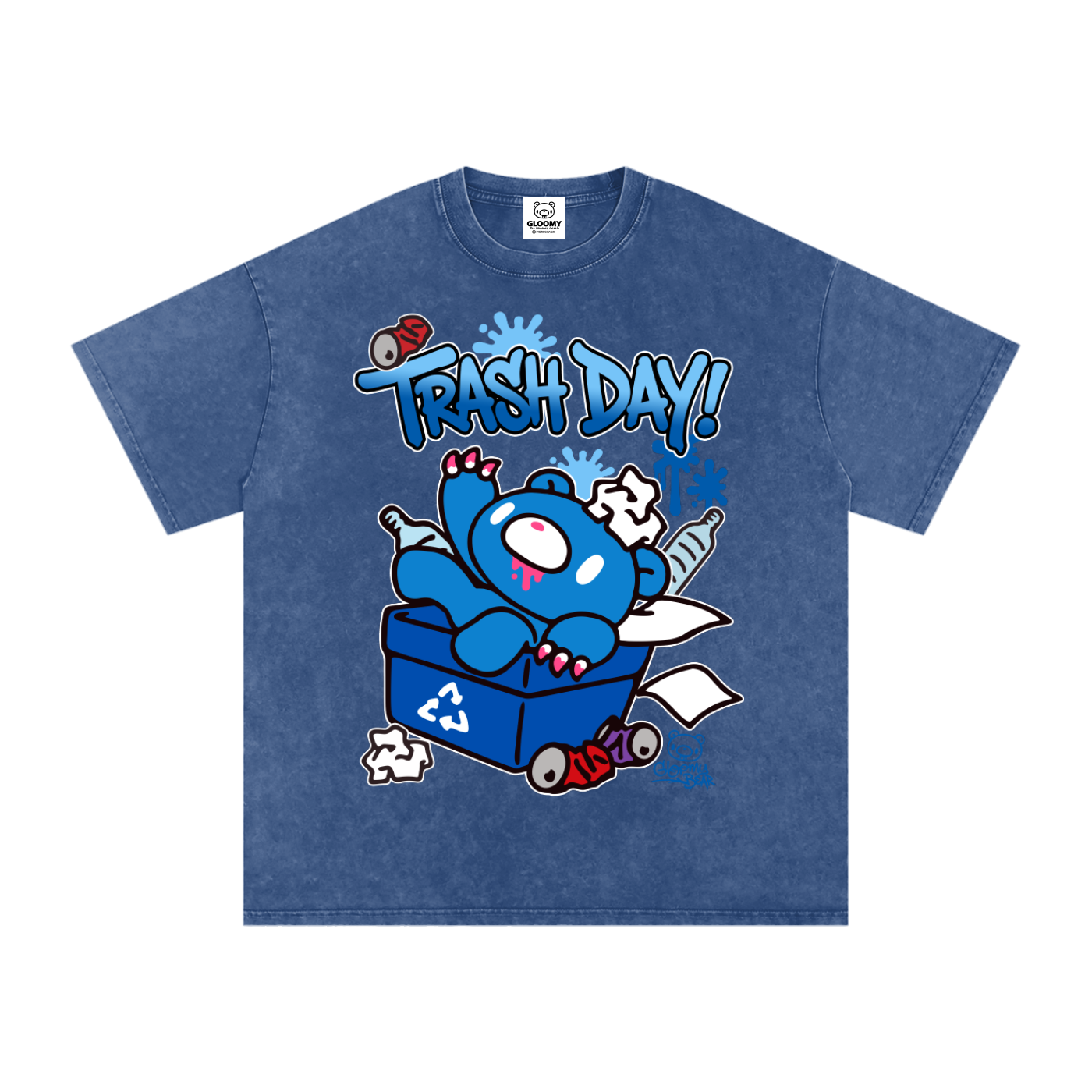 Gloomy Trash Collections Acid Wash T