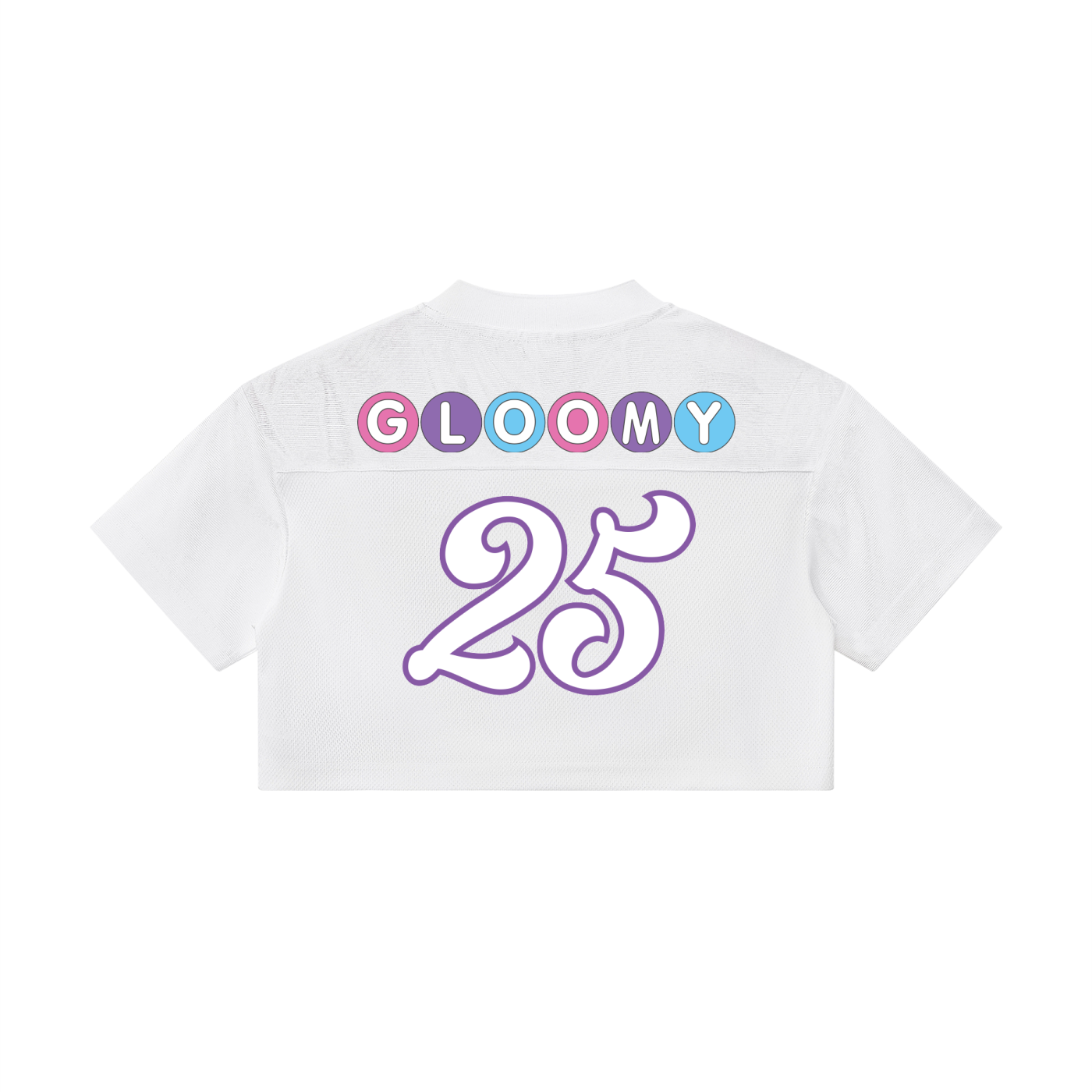 Gloomy Bear 25 Women’s Cropped Paneled V-Neck Jersey