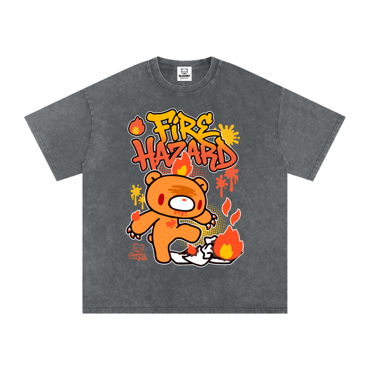 Gloomy Trash Collections Acid Wash T