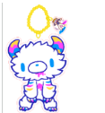 Gloomy Monster Keychain