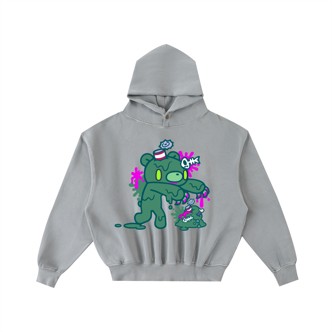Gloomy Wax Washed Fleece Hoodie