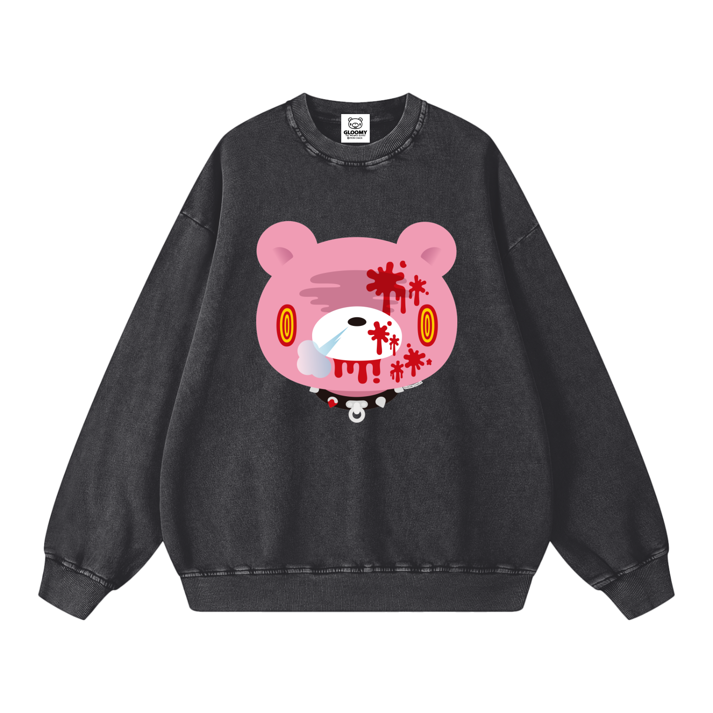 Gloomy Snow Washed Oversized Sweatshirt