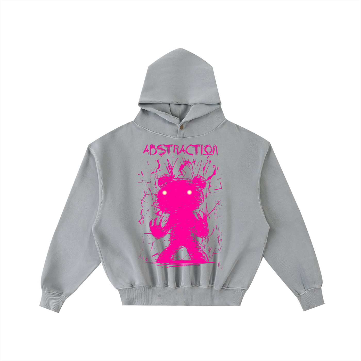 Gloomy Bear Abstraction Washed Fleece Hoodie
