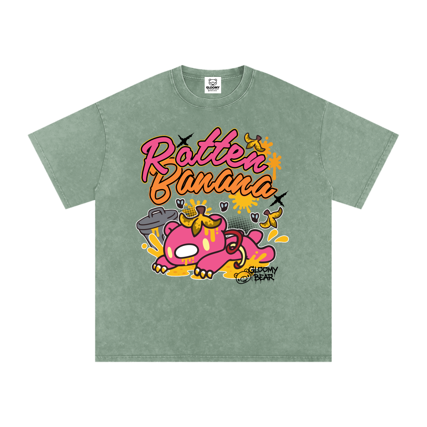 Gloomy Trash Collections Acid Wash T