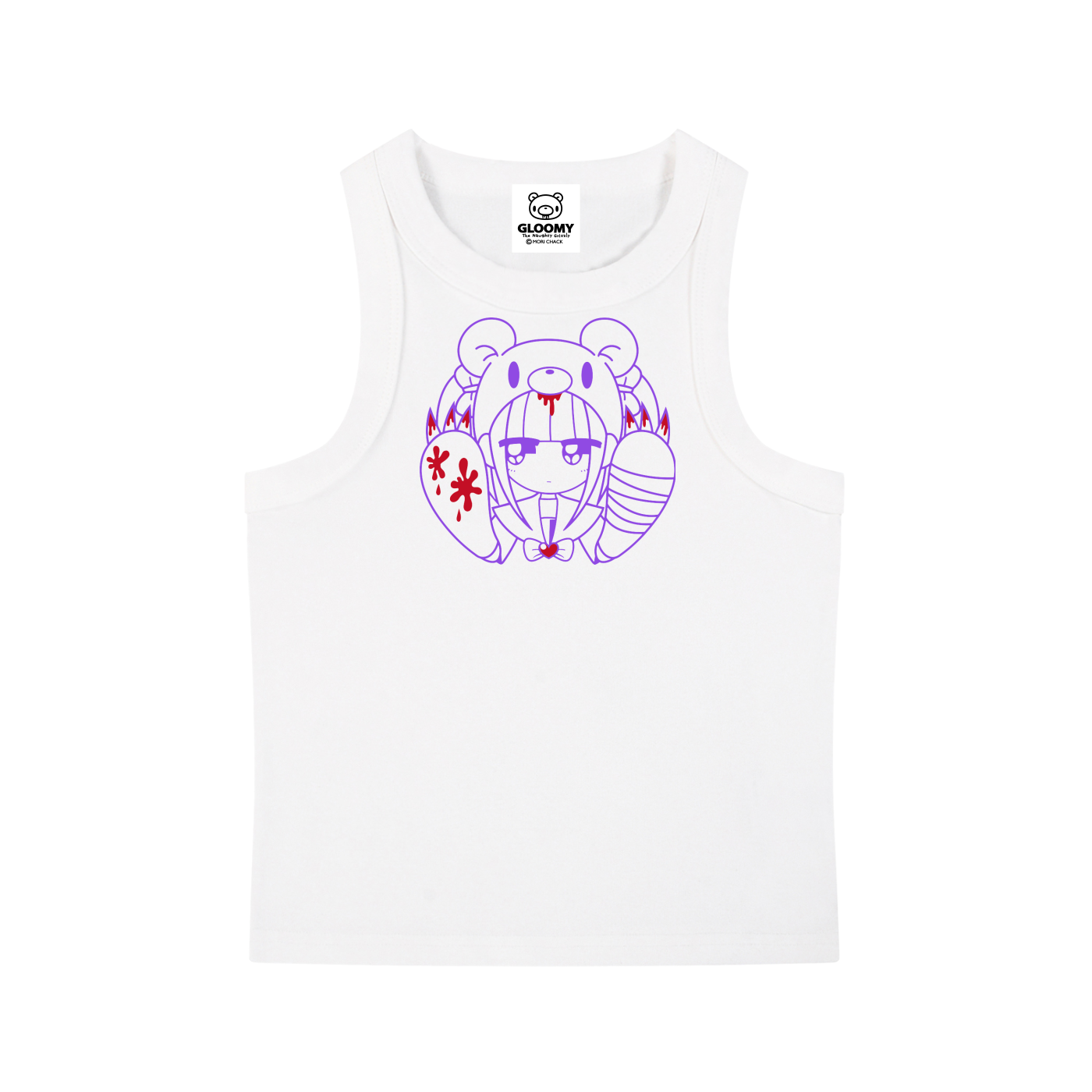 Menhera x Gloomy Snow Washed Tank Top