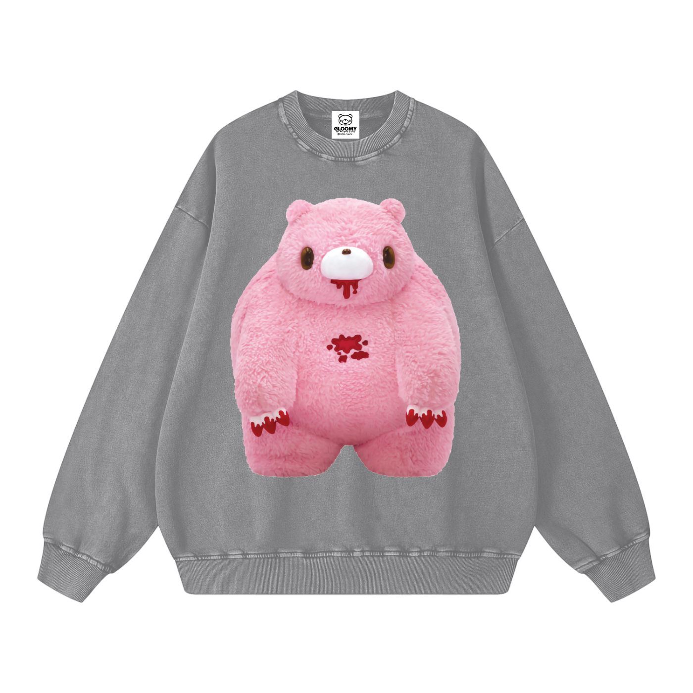 Chubby Gloomy Snow Washed Oversized Sweatshirt