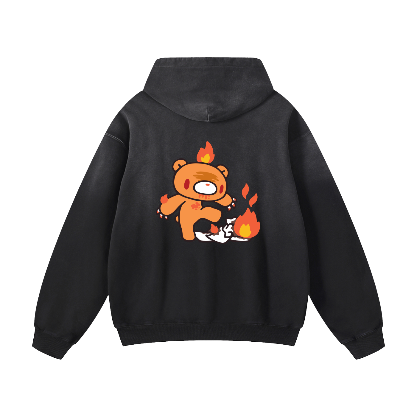 Messy Gloomy Heavyweight Sunfade Oversized Hoodie