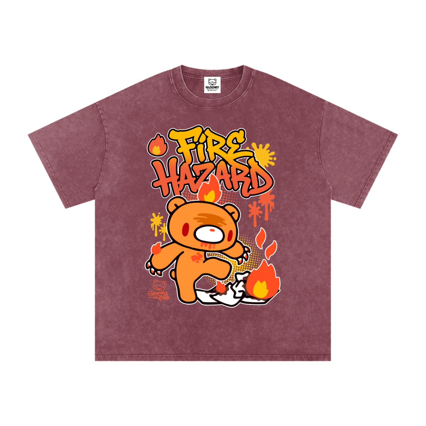 Gloomy Trash Collections Acid Wash T