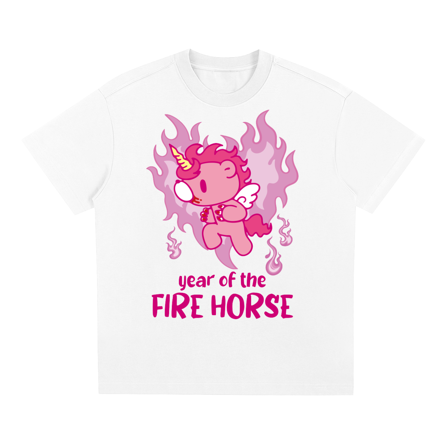 Gloomy Fire Horse Quick-Dry Cooling T-Shirt