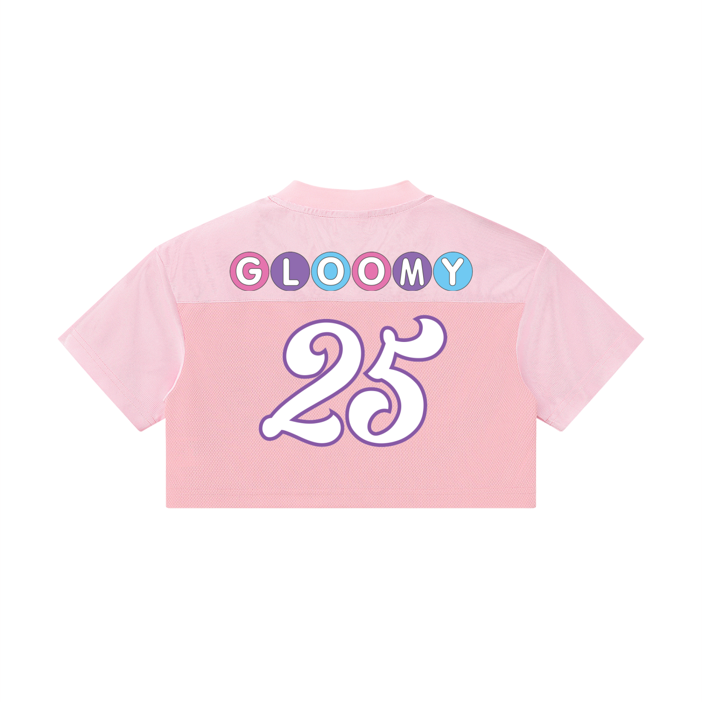 Gloomy Bear 25 Women’s Cropped Paneled V-Neck Jersey