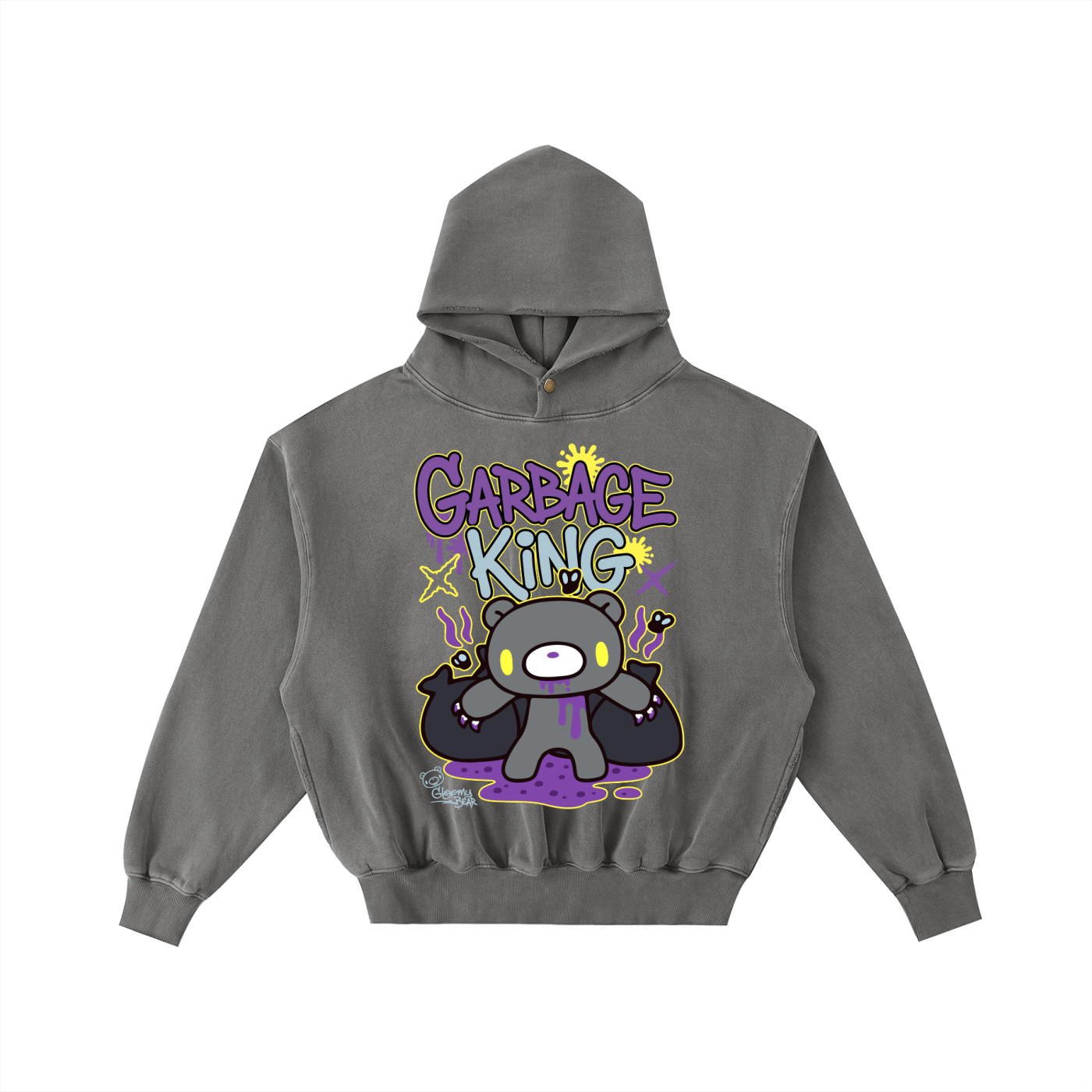 Gloomy Trash Collections Washed Fleece Hoodie