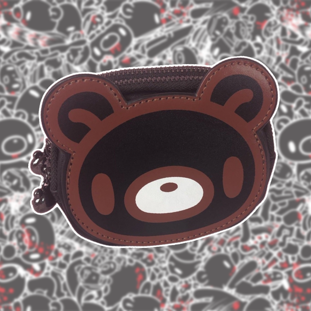 Gloomy Bear Wristlet Wallet by KityCrylics [BLACK]