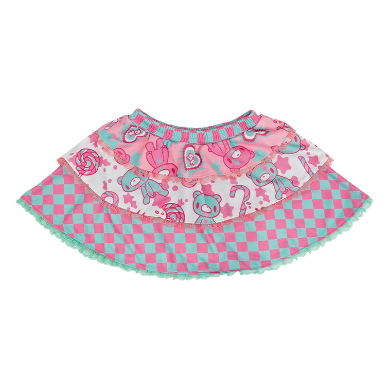 Gloomy x ACDC Rag x Sophie Powers Mini Skirt length Fashion Harajuku style