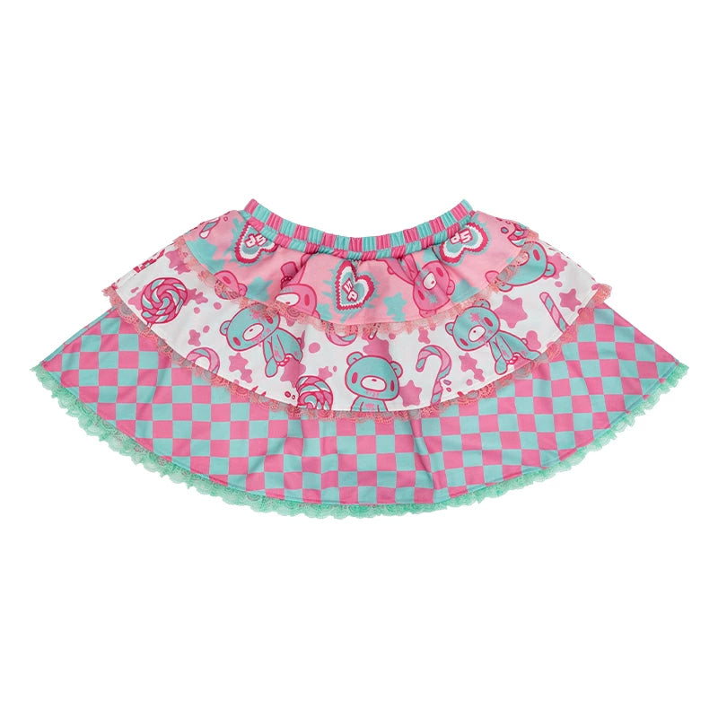 Gloomy x ACDC Rag x Sophie Powers Mini Skirt length Fashion Harajuku style