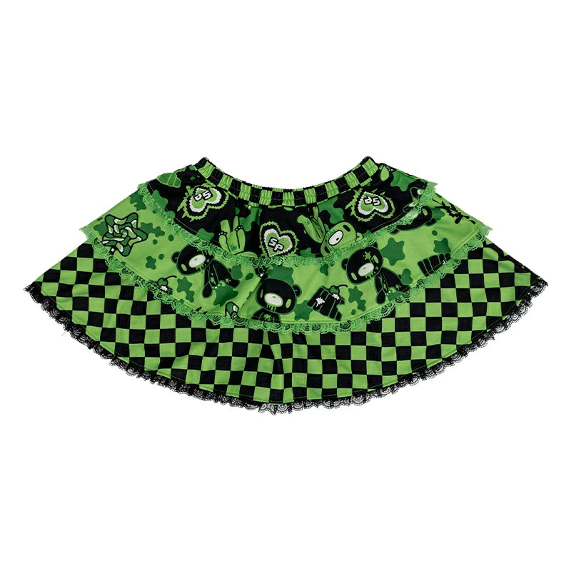 Gloomy x ACDC Rag  x Sophie Powers Mini Skirt length Fashion Harajuku style