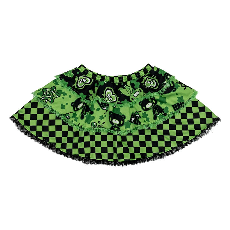 Gloomy x ACDC Rag  x Sophie Powers Mini Skirt length Fashion Harajuku style