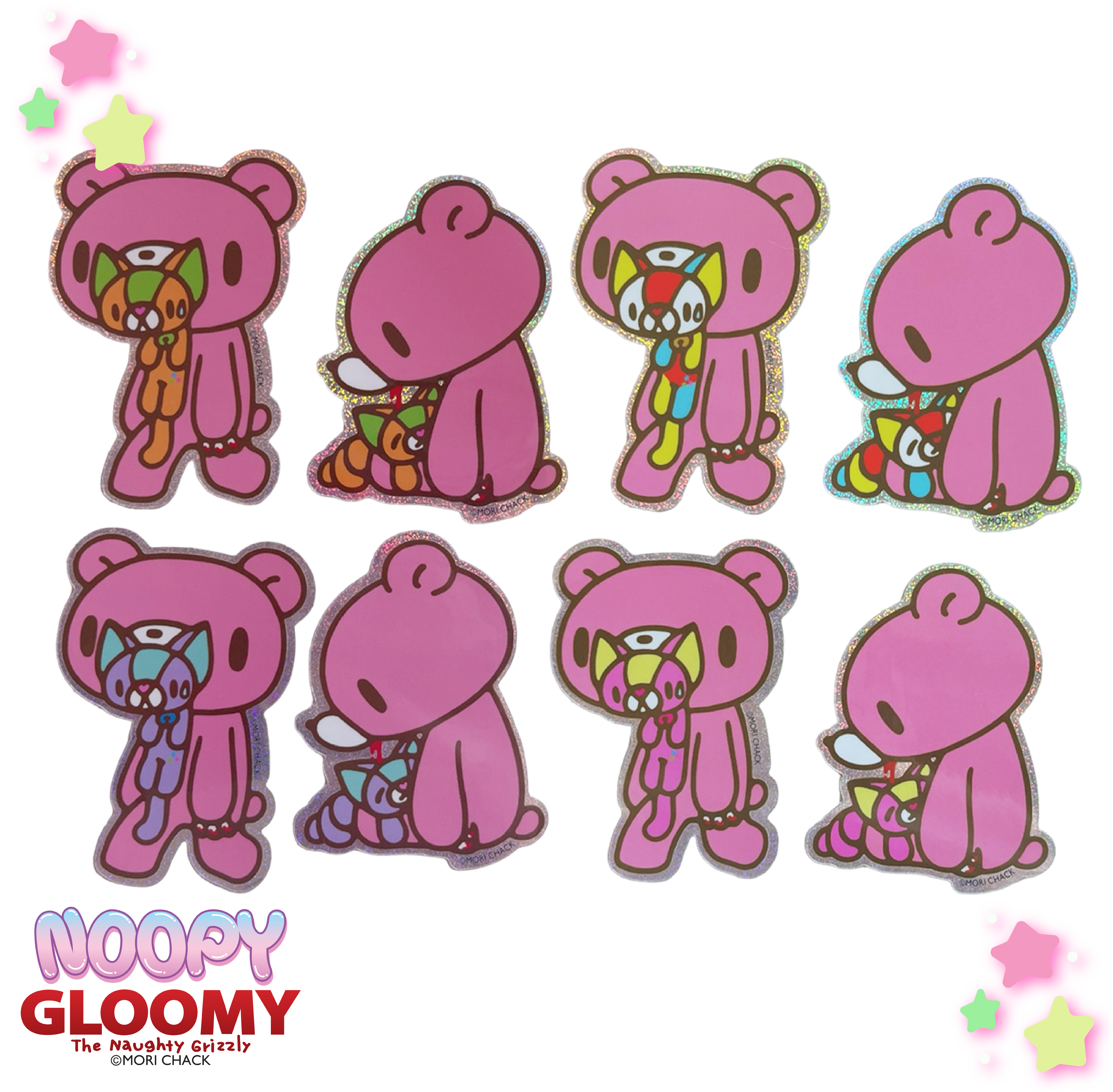 Gloomy Bear x Noopy Sticker Set