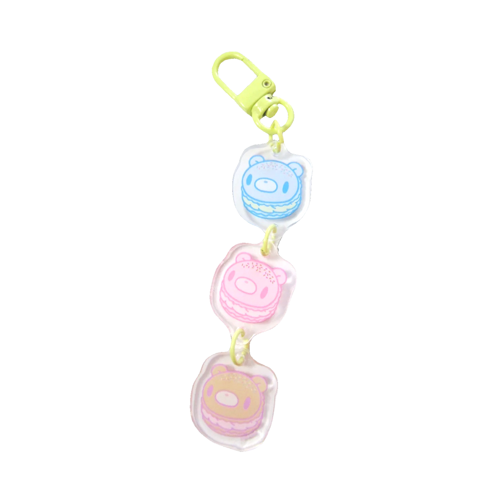 Gloomy Bear Cafe Macaron Tiered Acrylic Keychain [Pastel Ver.]