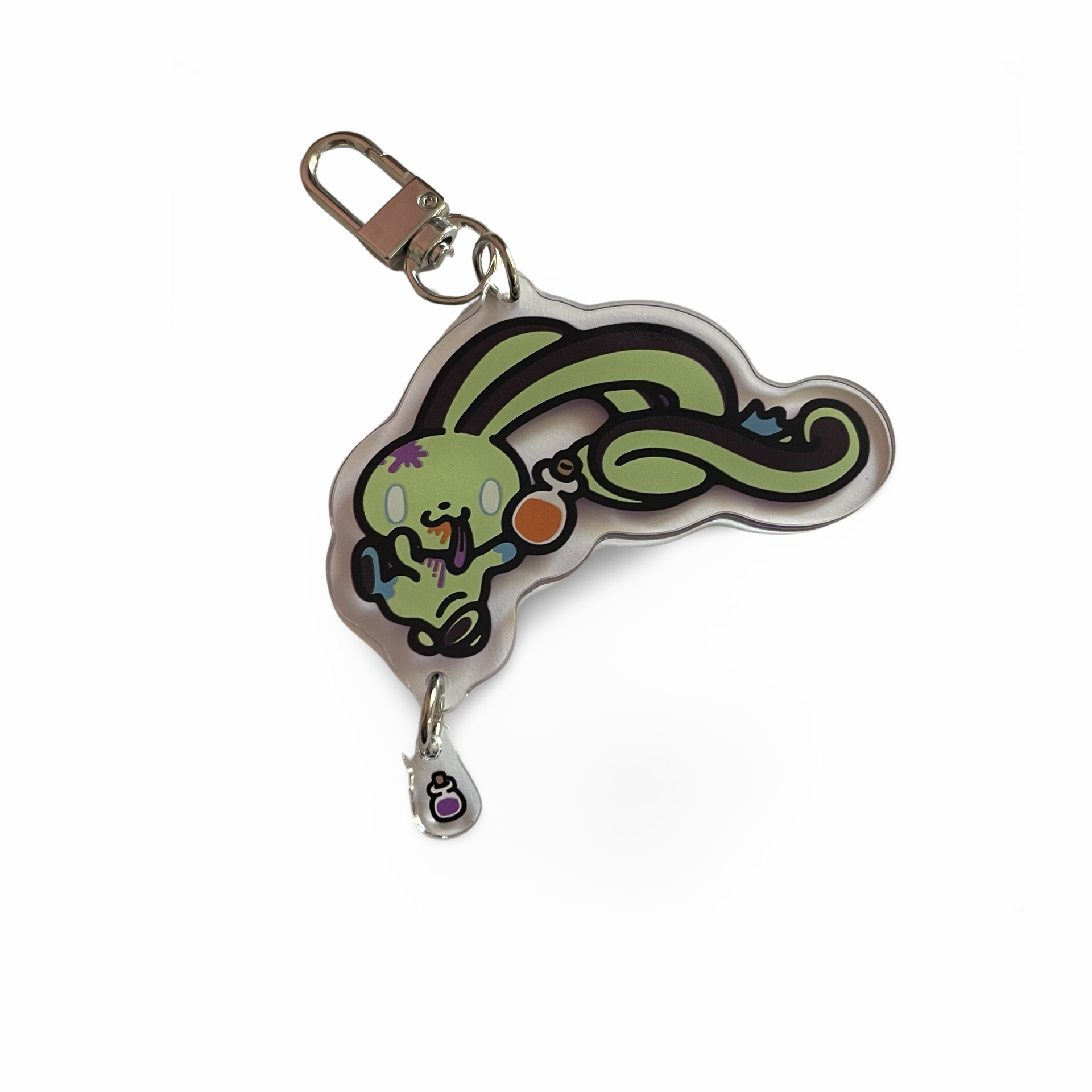 All Purpose Bunny Zombie Potion Acrylic Keychain