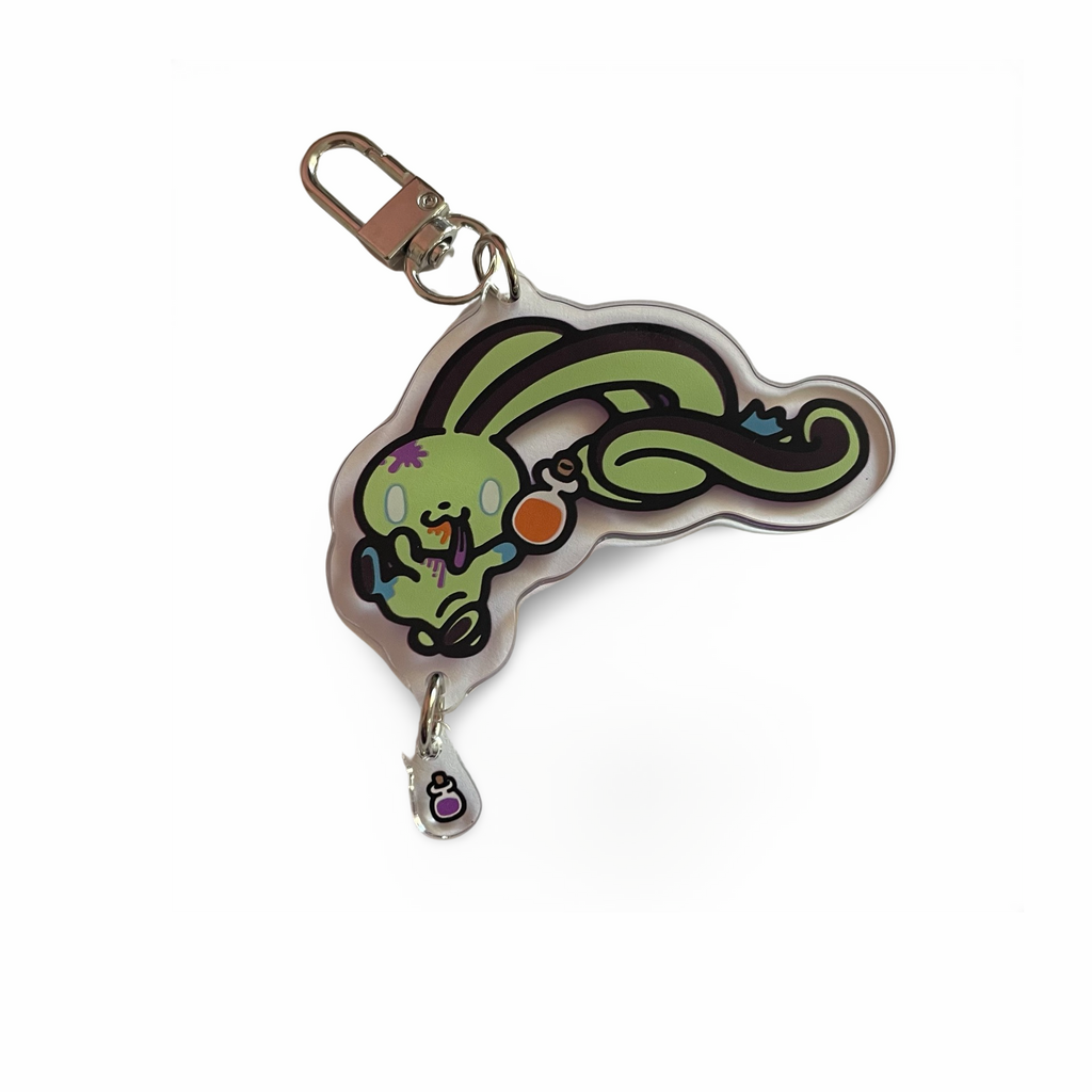 All Purpose Bunny Zombie Potion Acrylic Keychain