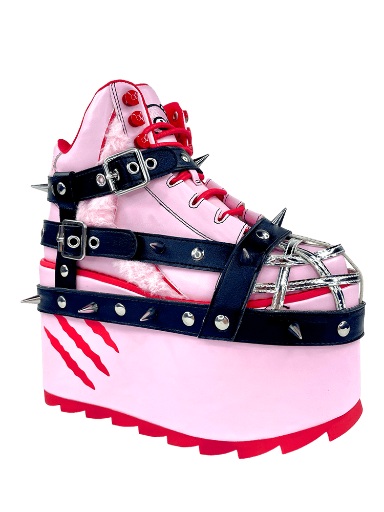 YRU QOZMO BNDG GLOOMY BEAR SHOES [PINK] - Gloomy Bear Official