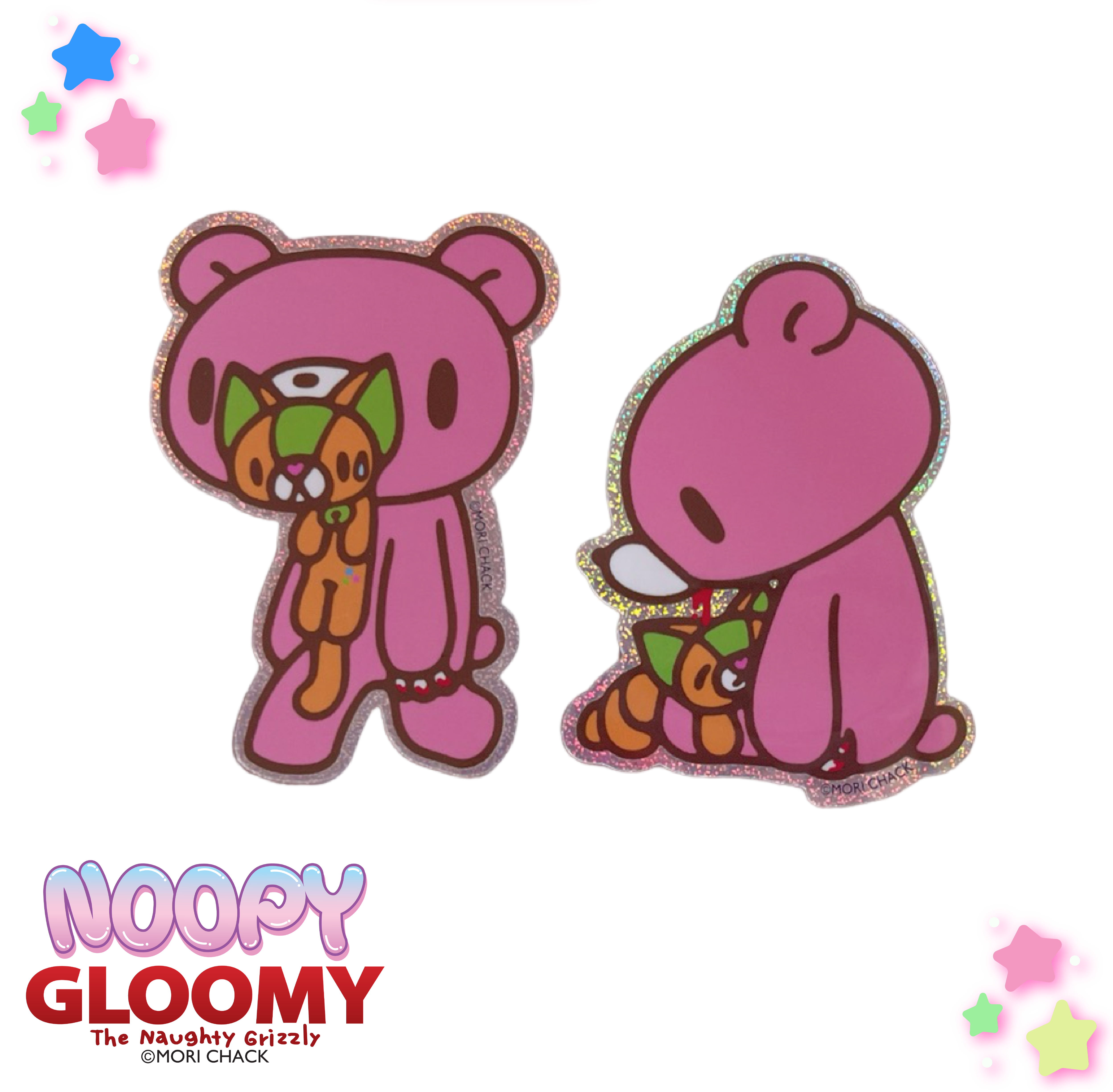 Gloomy Bear x Noopy Sticker Set