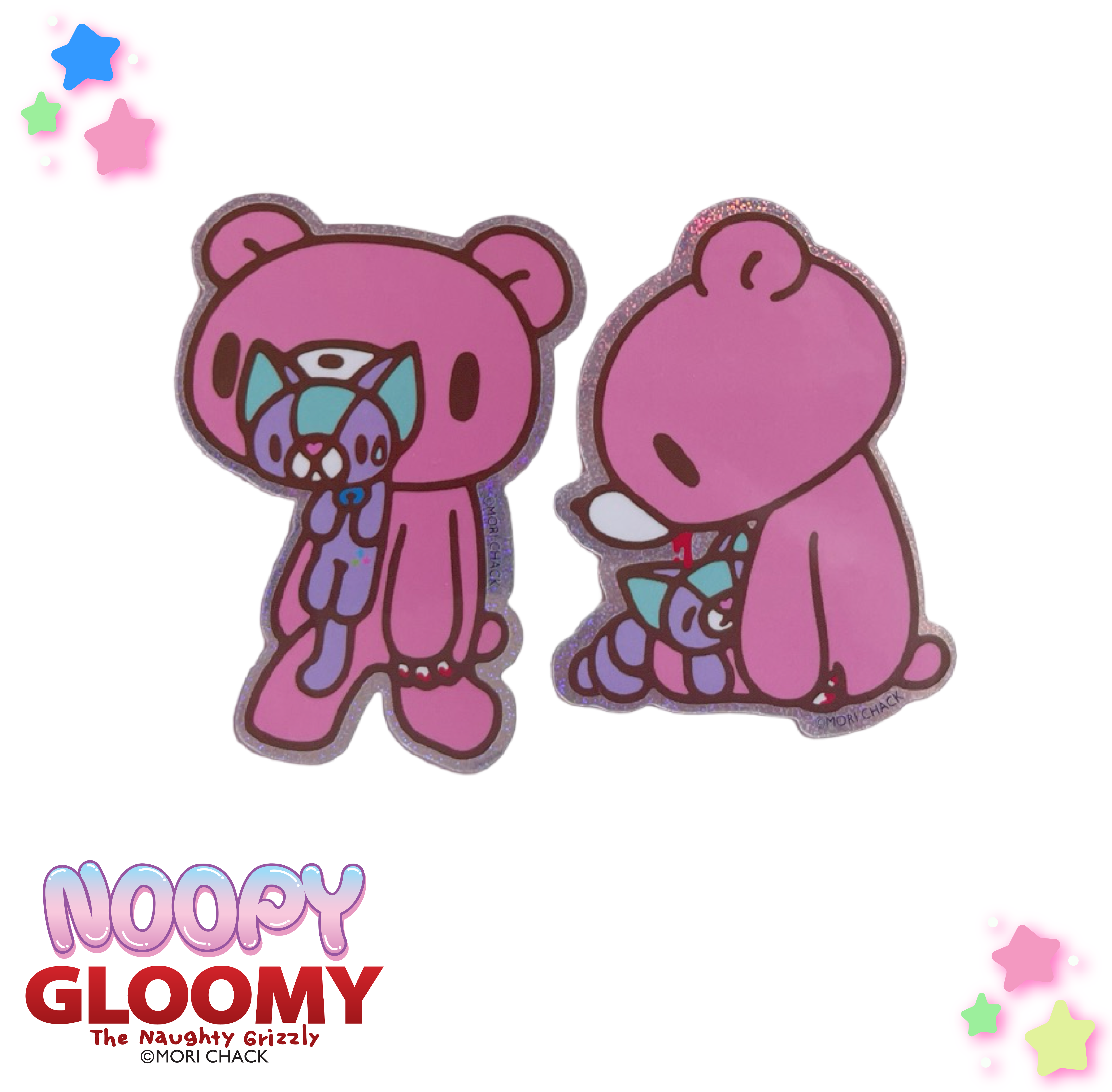 Gloomy Bear x Noopy Sticker Set