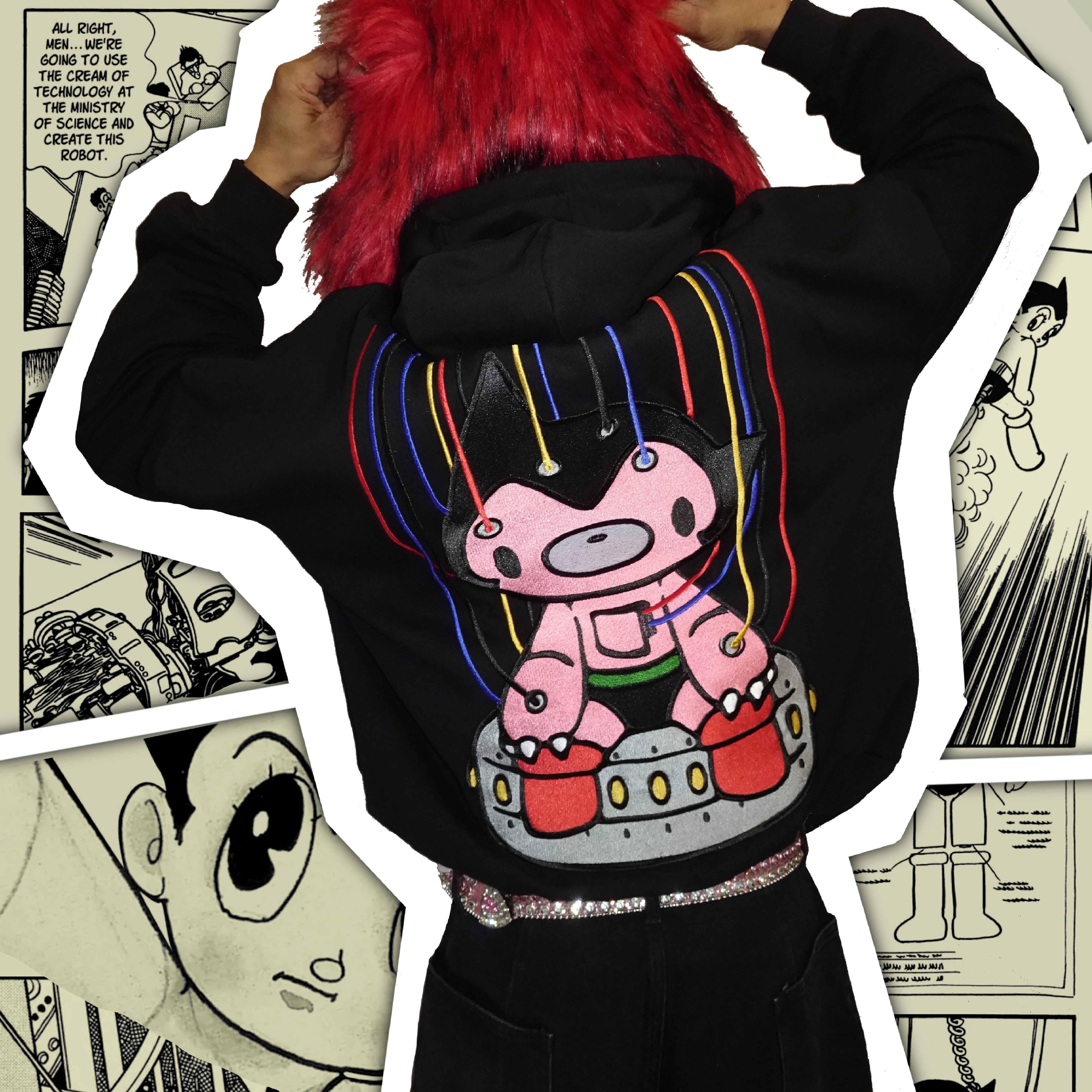 Gloomy Bear x Astro Boy Zip Hoodie Jacket