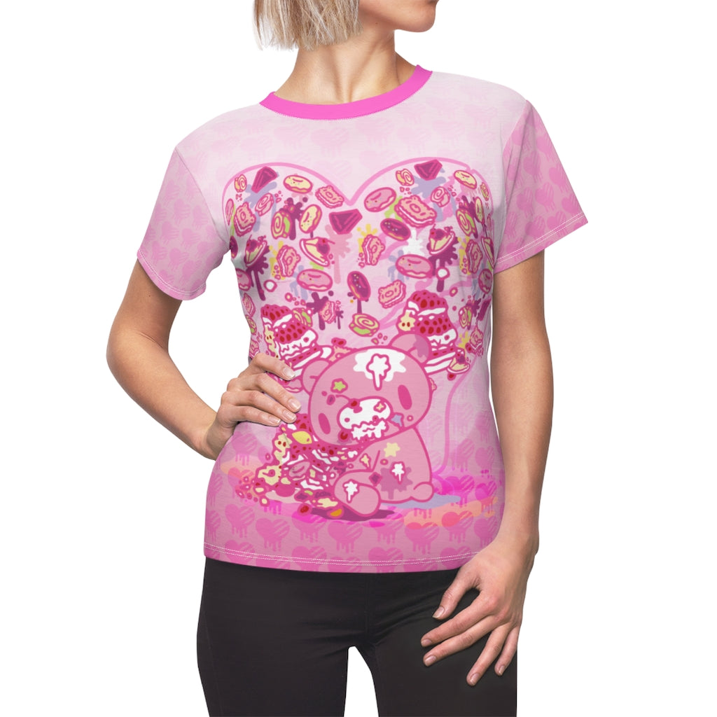 Sweet-Heart Gloomy Women's AoP Tee