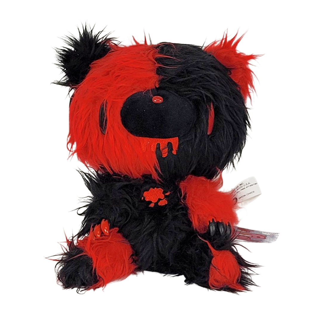 Shaggy Monotone Red/Black Gloomy Bear 7" Plush