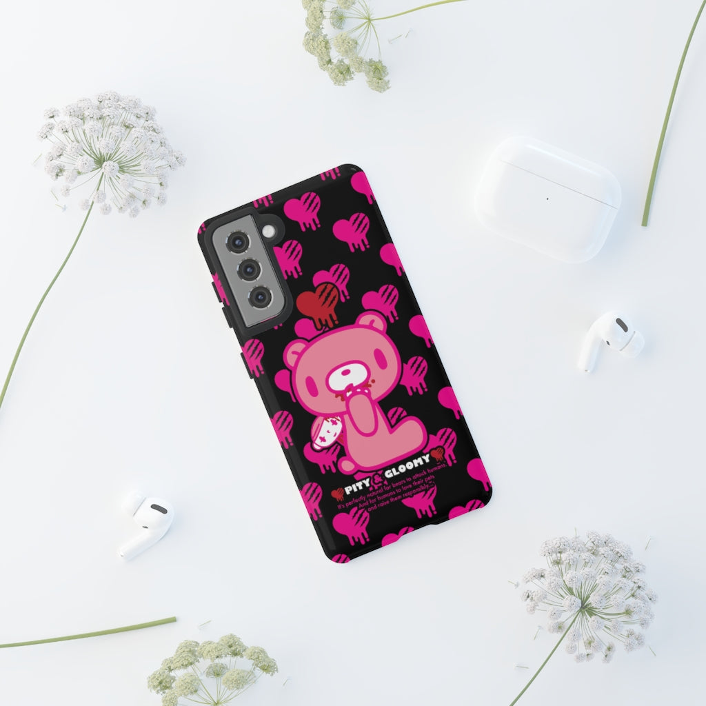 So GLOOMY! Pink Phone Case [Updated!] - Gloomy Bear Official