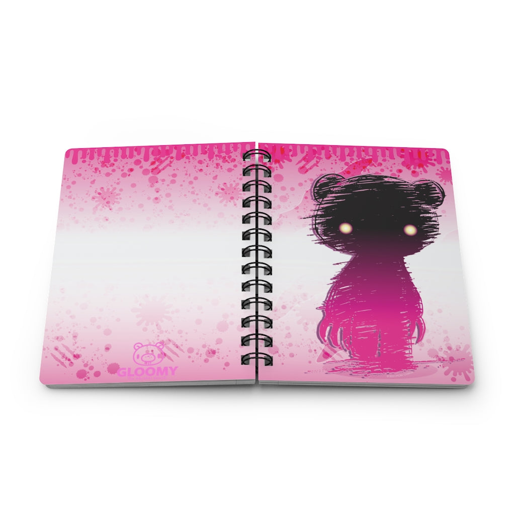 Neo-Abstraction Gloomy Spiral Bound Journal