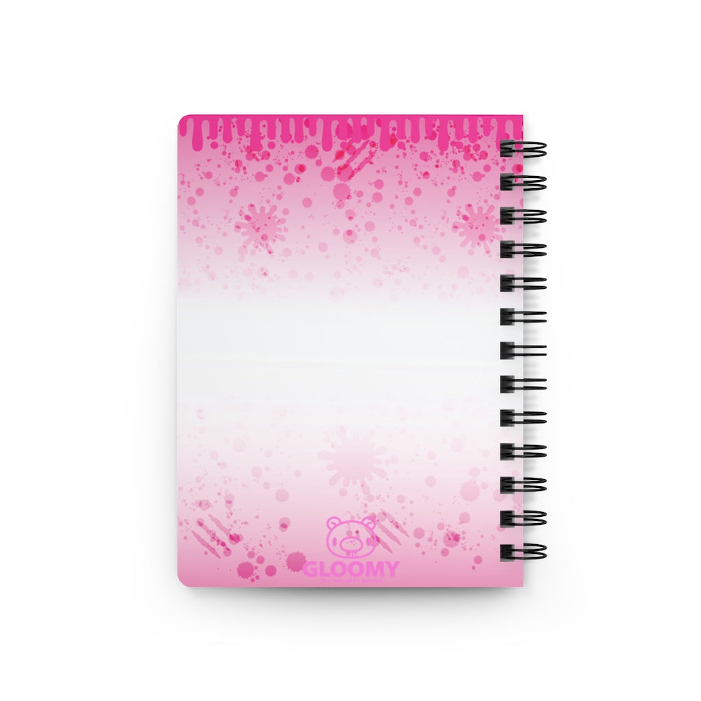 Neo-Abstraction Gloomy Spiral Bound Journal