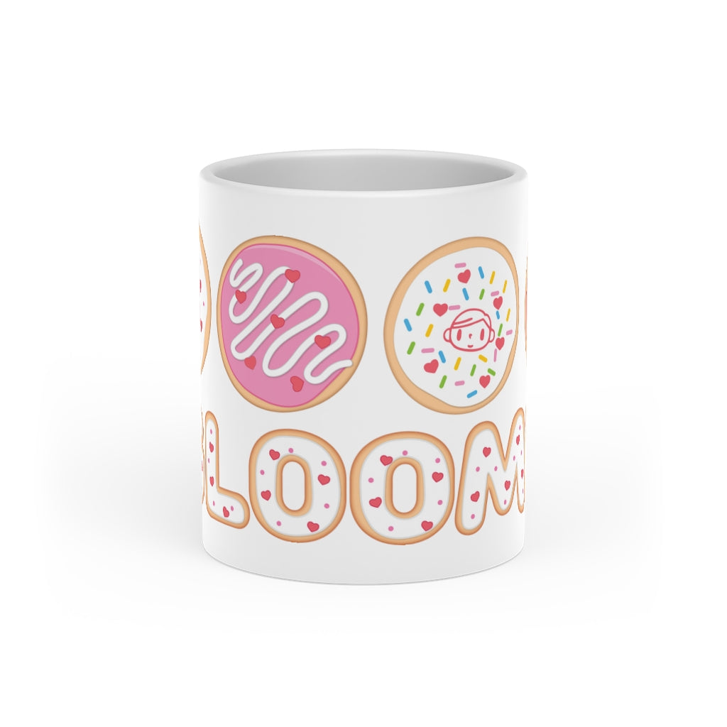 Gloomy Valentine's Sugar Cookie - Heart Shaped Mug