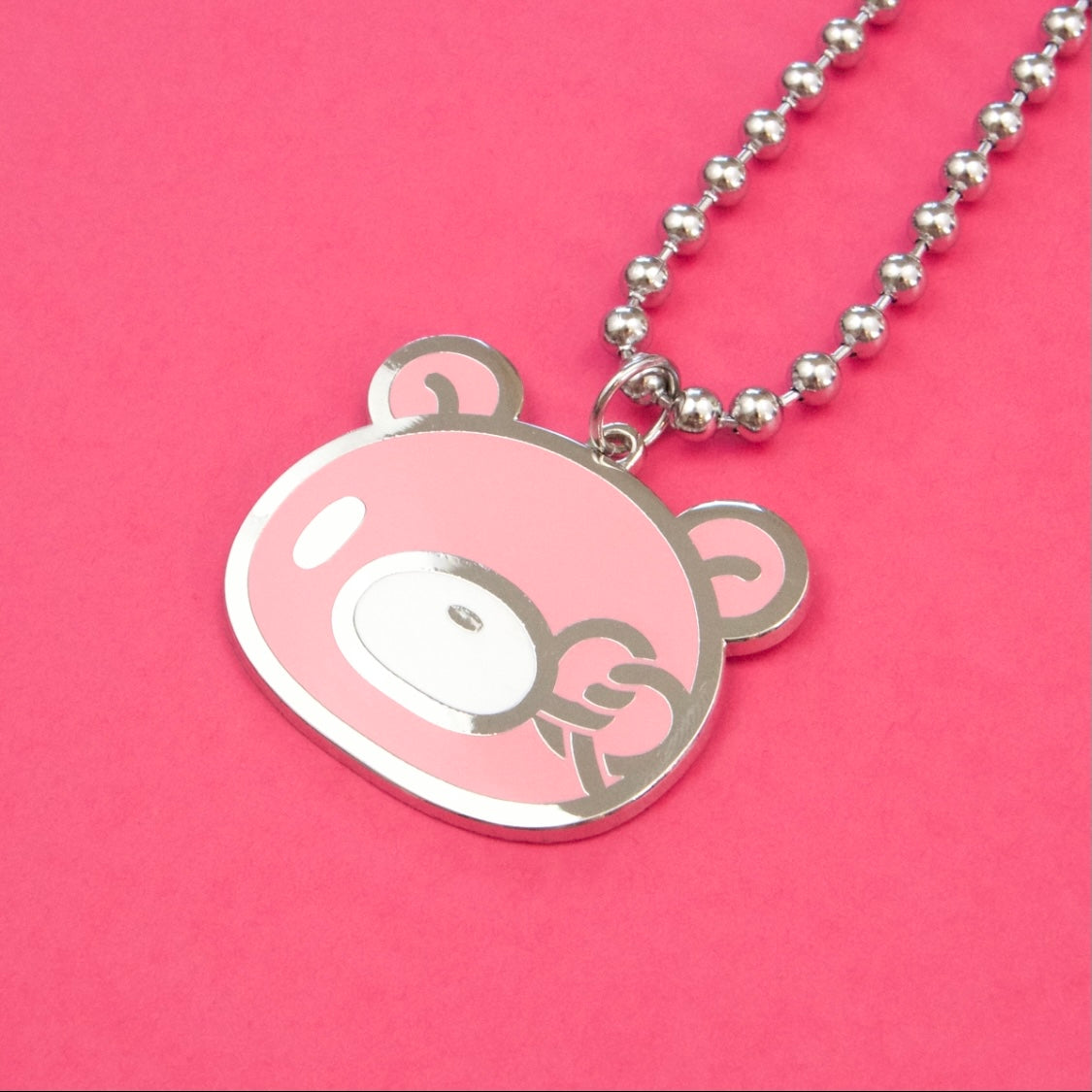 Gloomy Bear x ONCH Pink Head Necklace