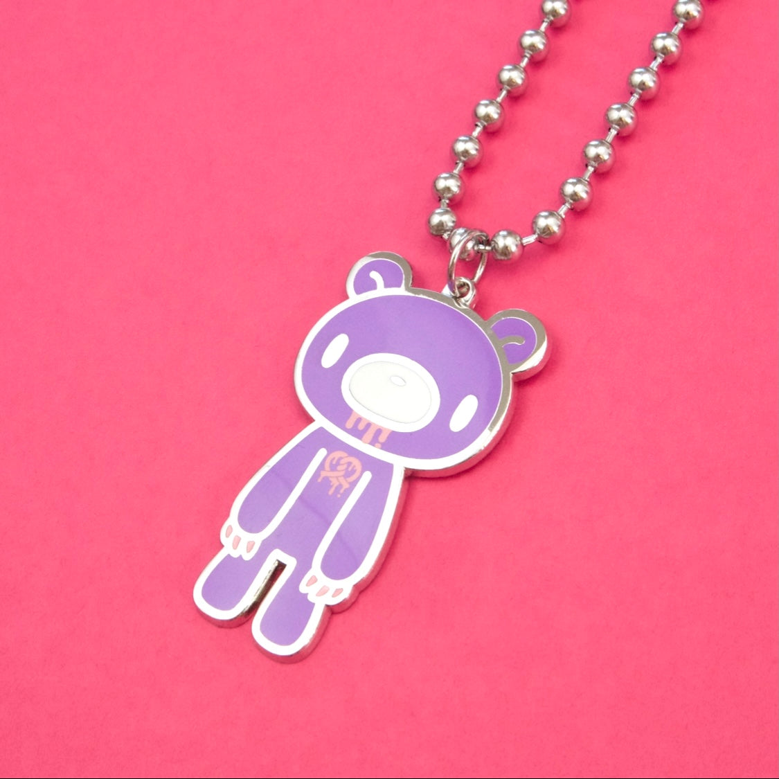 Gloomy Bear x Onch Purple Body Necklace