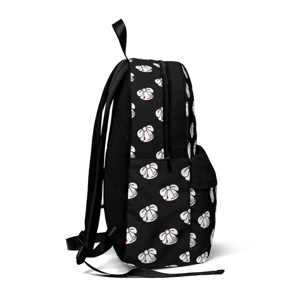 Bioworld Gloomy Bear Mori Chack Black Fuzzy Plush Mini Backpack